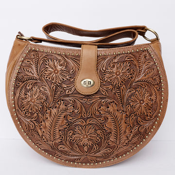 American Darling Tote Hand Tooled Genuine Leather Western Women Bag | Handbag Purse for Cute